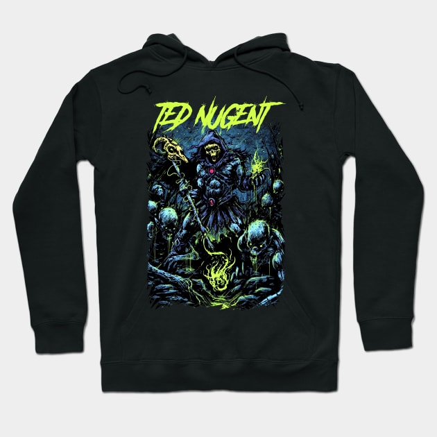 TED NUGENT BAND MERCHANDISE Hoodie by Rons Frogss